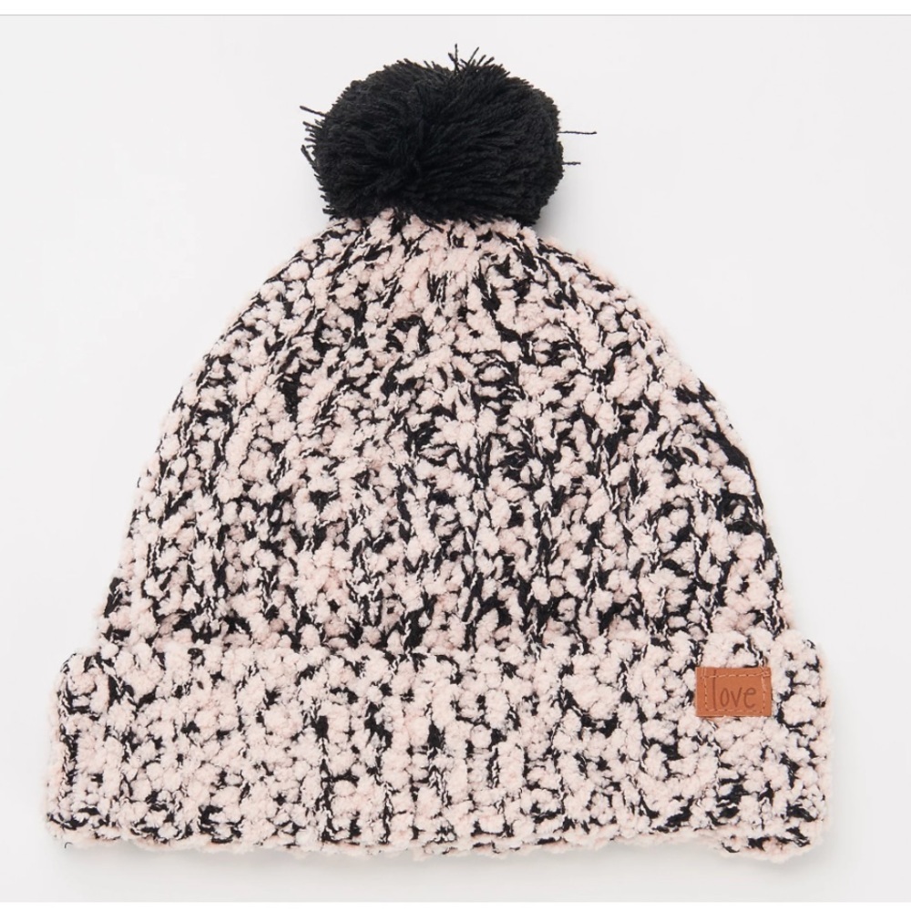 PEACE LOVE WORLD Confetti Yarn Bennie Hat In Rose Petal - Picture 3 of 13